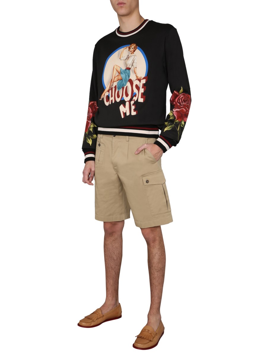 Dolce gabbana choose me sweatshirt new arrivals