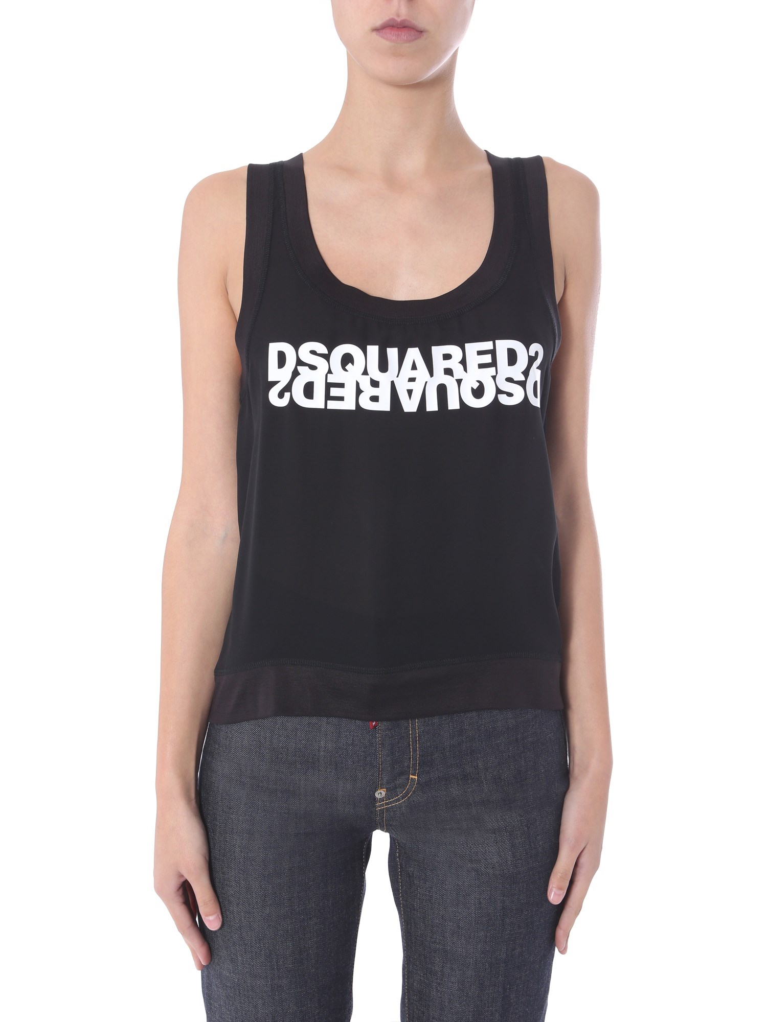 dsquared top with logo