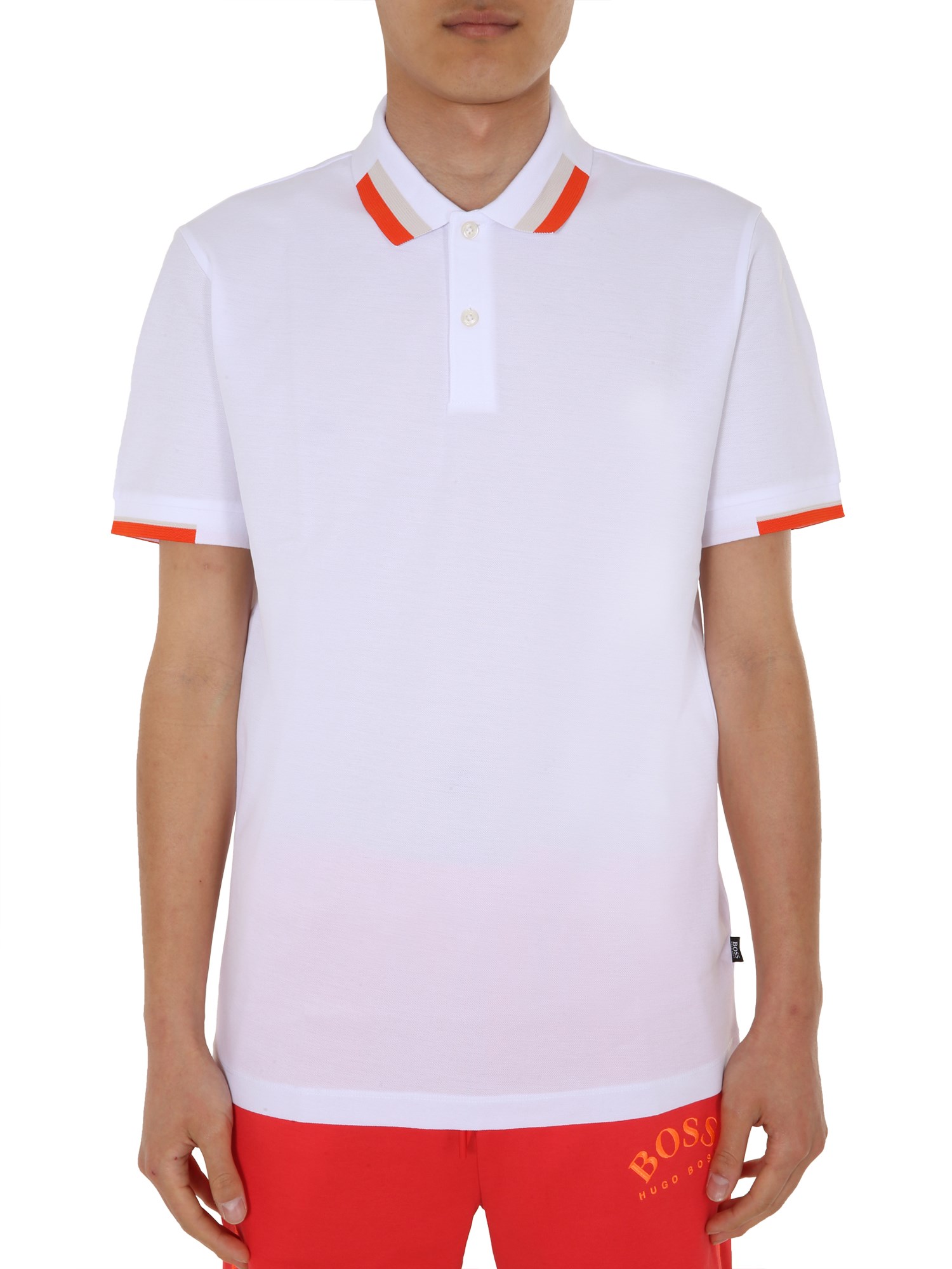 beige hugo boss polo