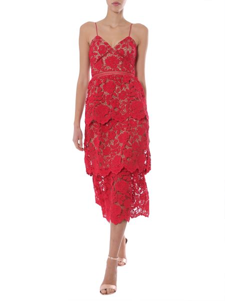 self portrait midi dress