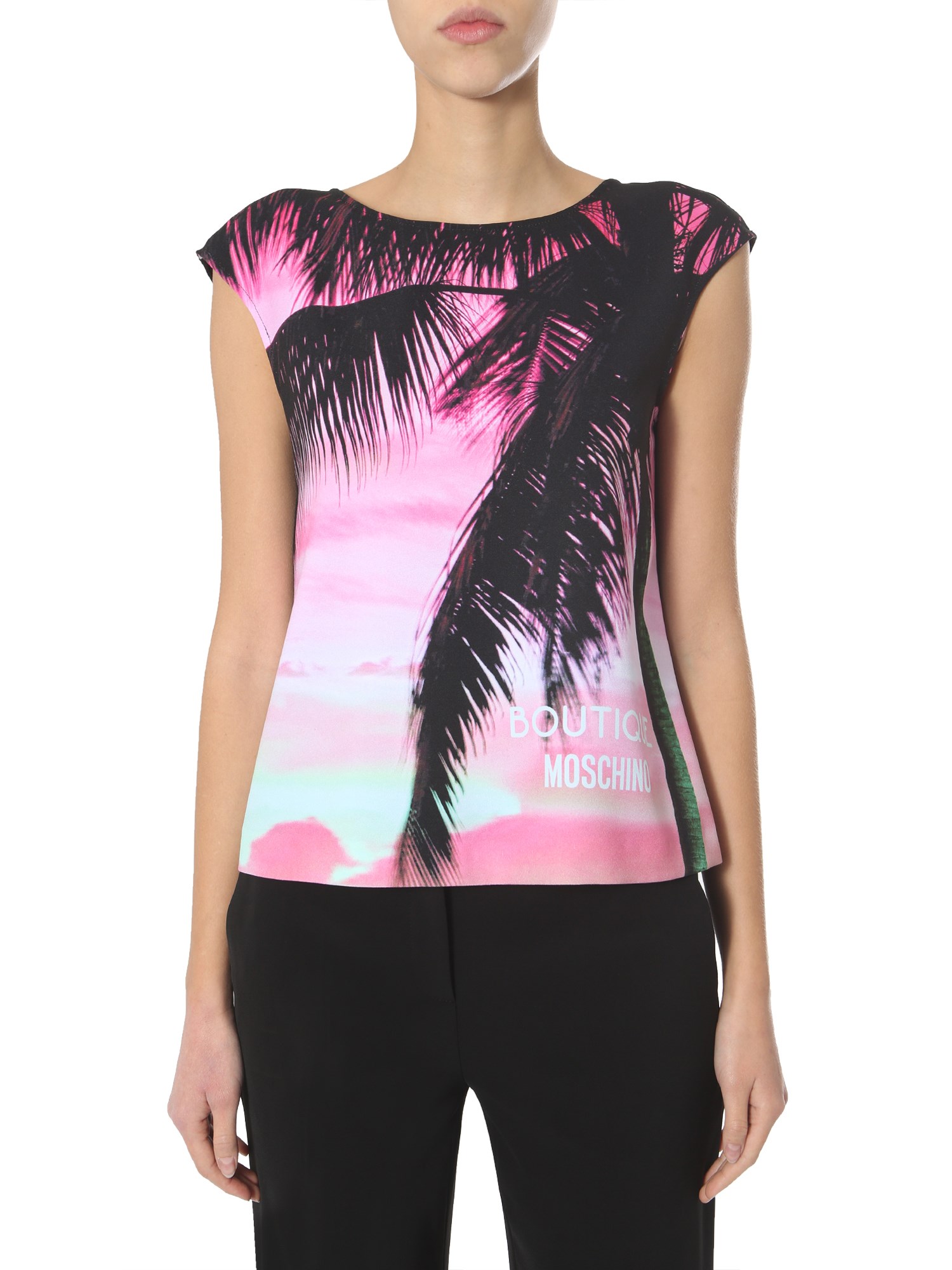 boutique moschino sleeveless top