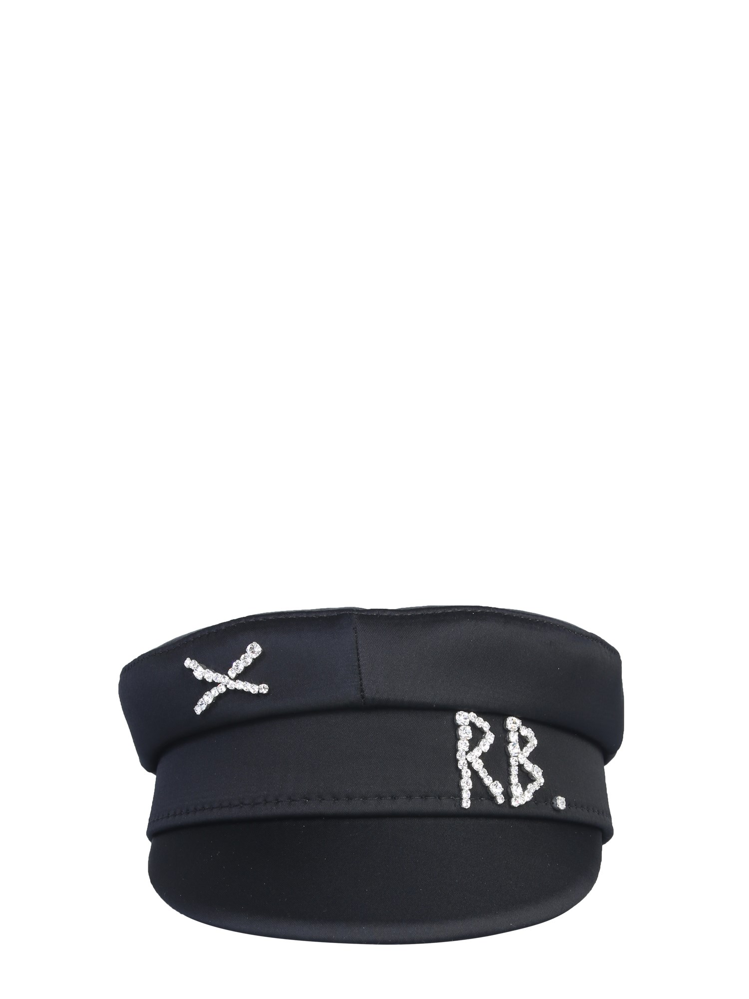 black baker boy hat