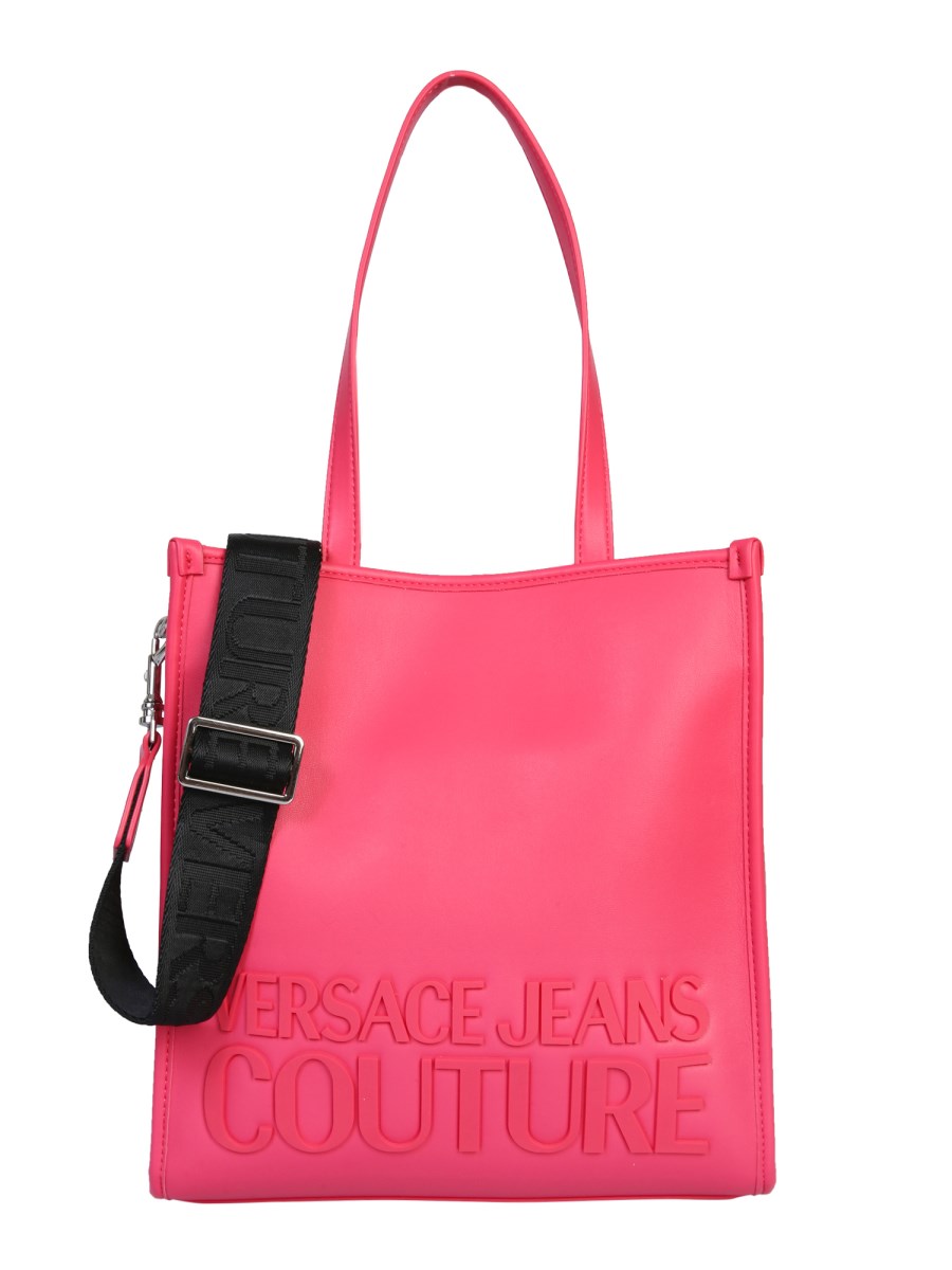 VERSACE JEANS COUTURE - SMALL TOTE BAG WITH PVC LOGO - Eleonora Bonucci