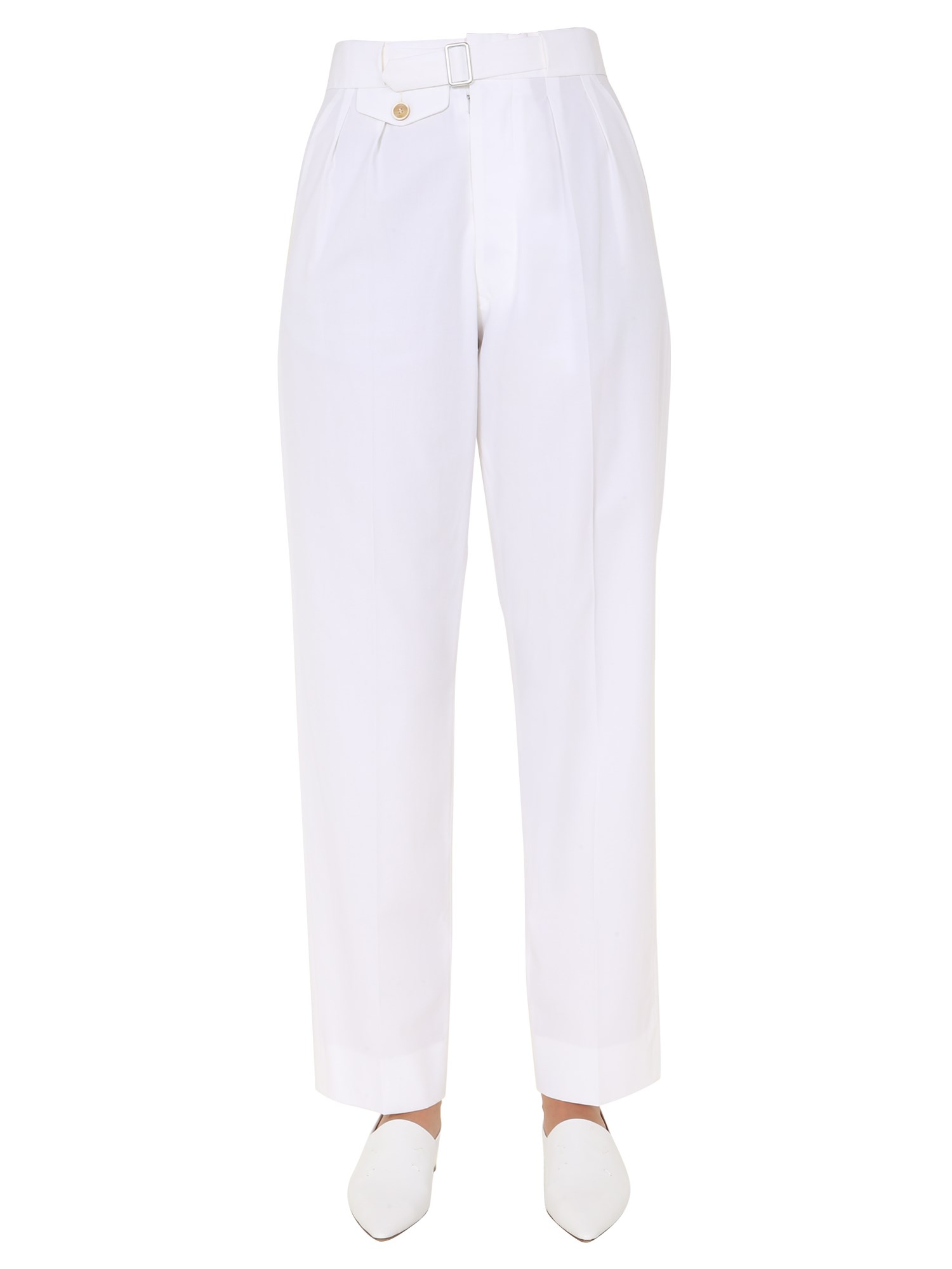 maison margiela high waist trousers
