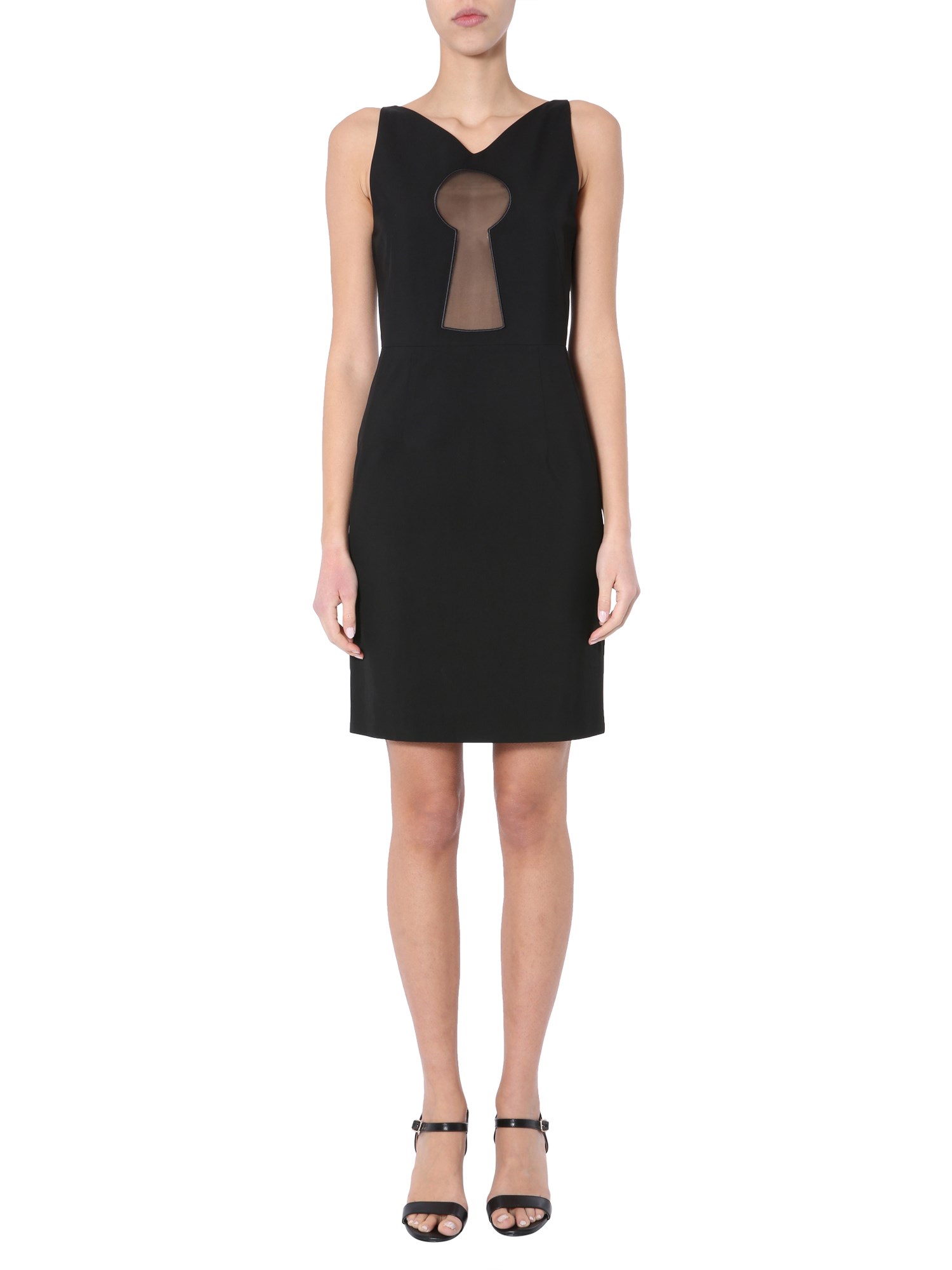 Moschino Pencil Dress In Black