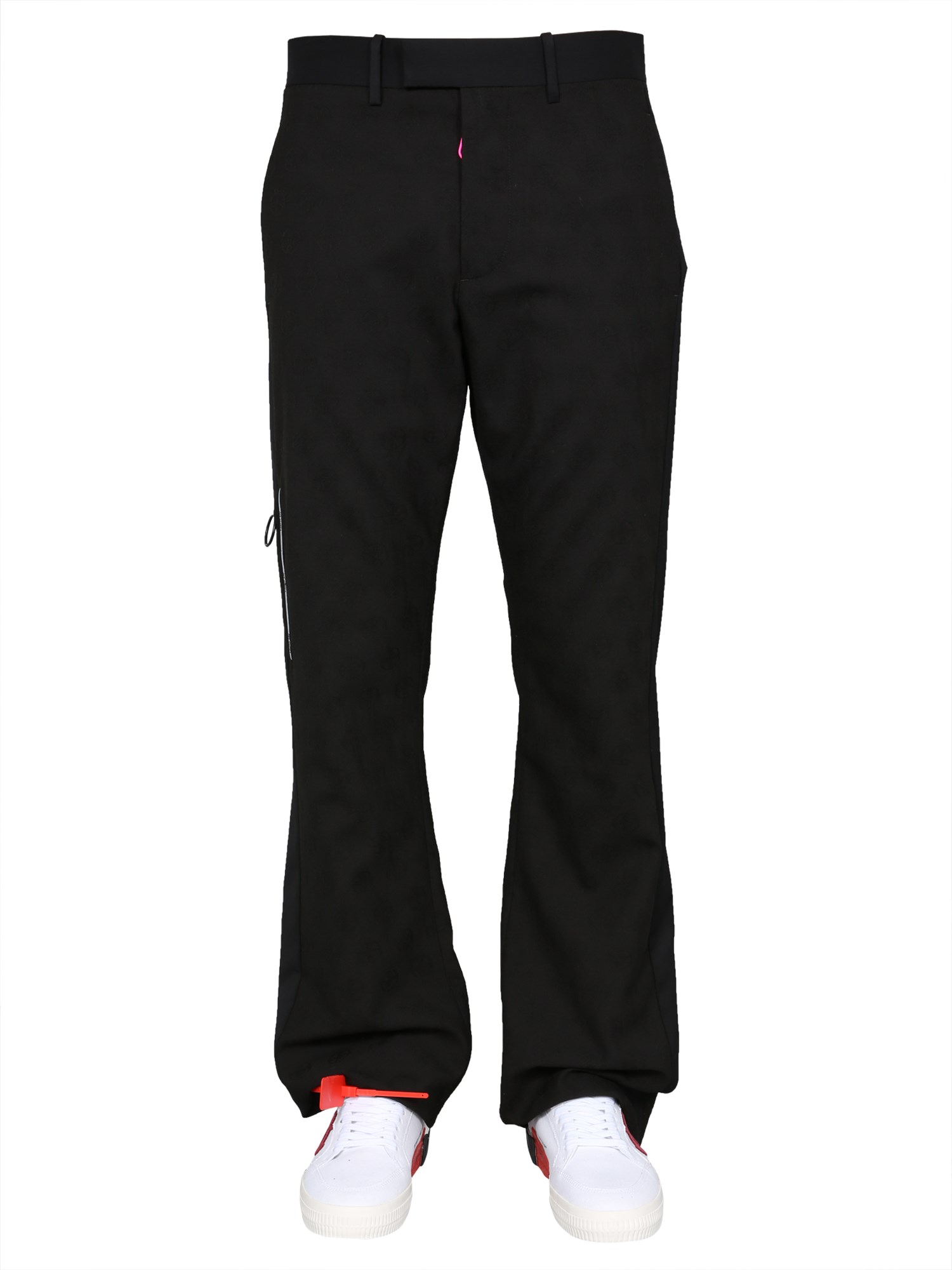 Off-white "low Fit" Trousers In Black