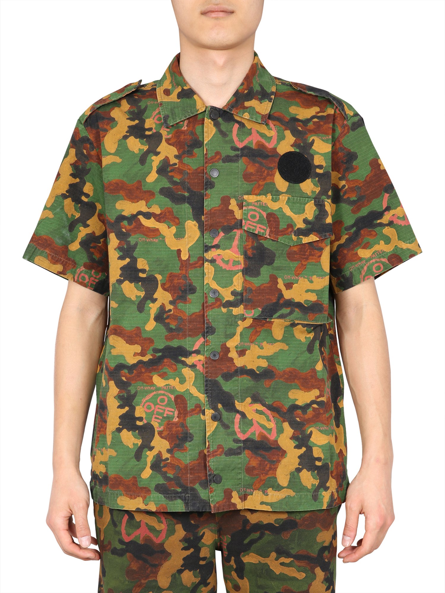 off-white camouflage shirt
