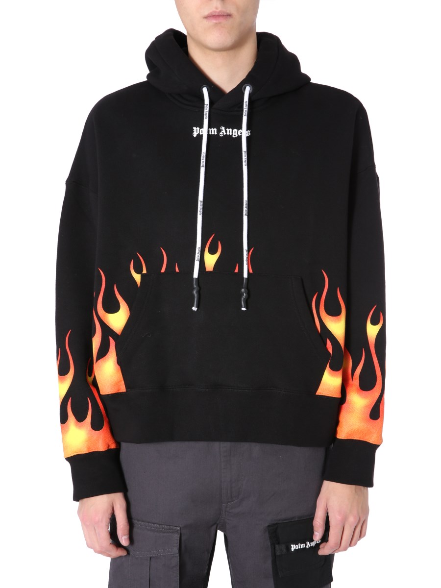 Palm angels best sale hoodie fire