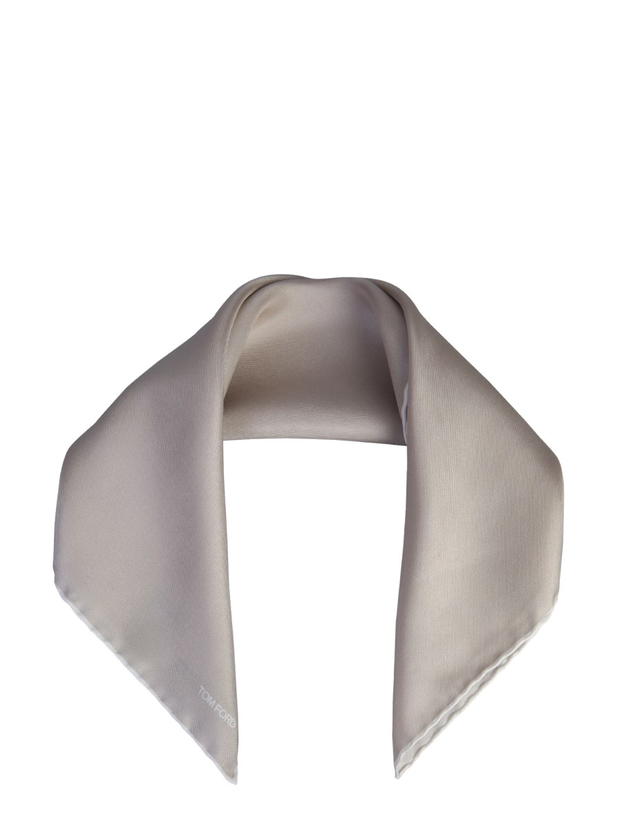 TOM FORD - SILK POCKET HANDKERCHIEF - Eleonora Bonucci