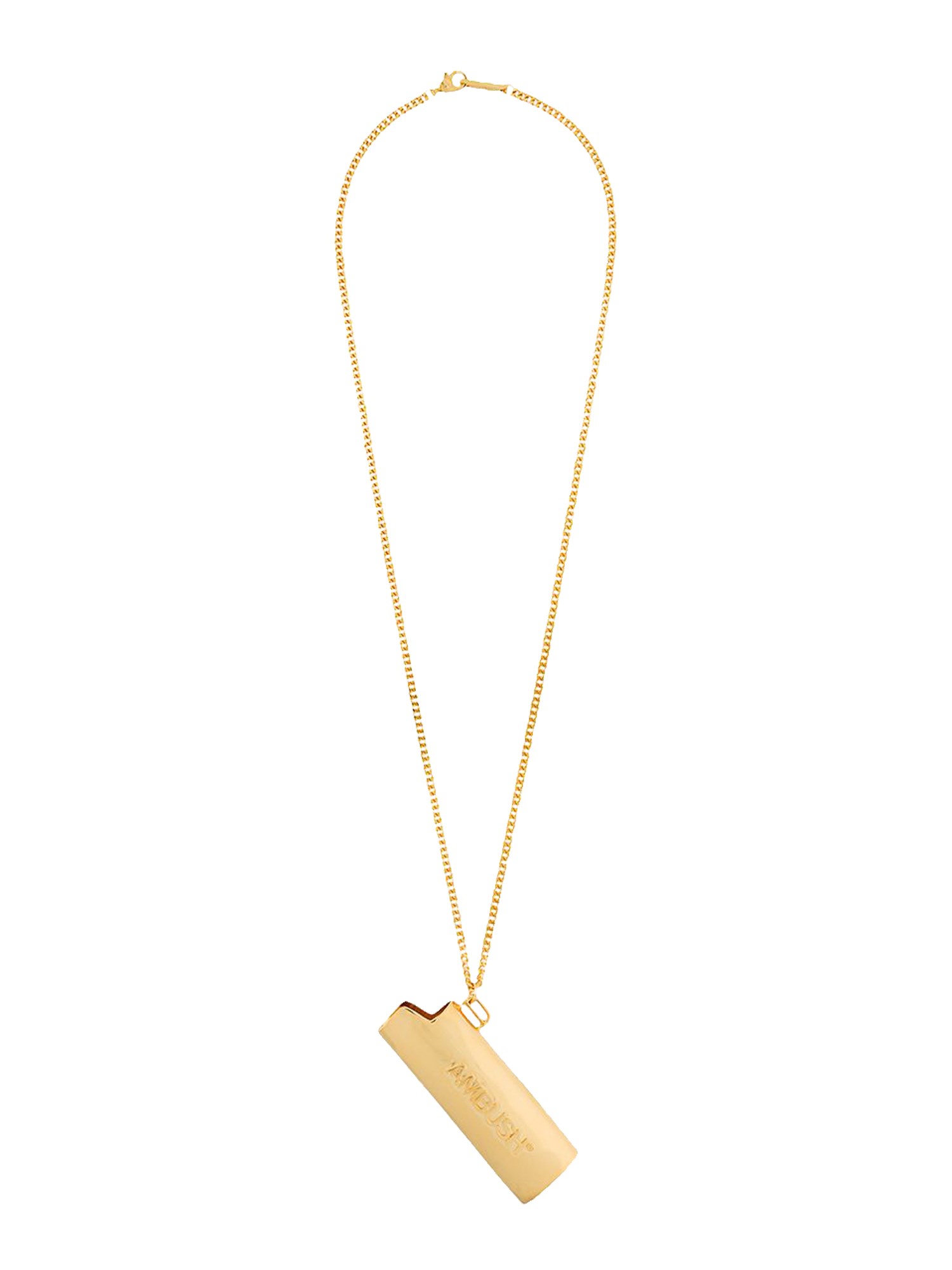 Shop Ambush Necklace With Lighter Holder In Gold