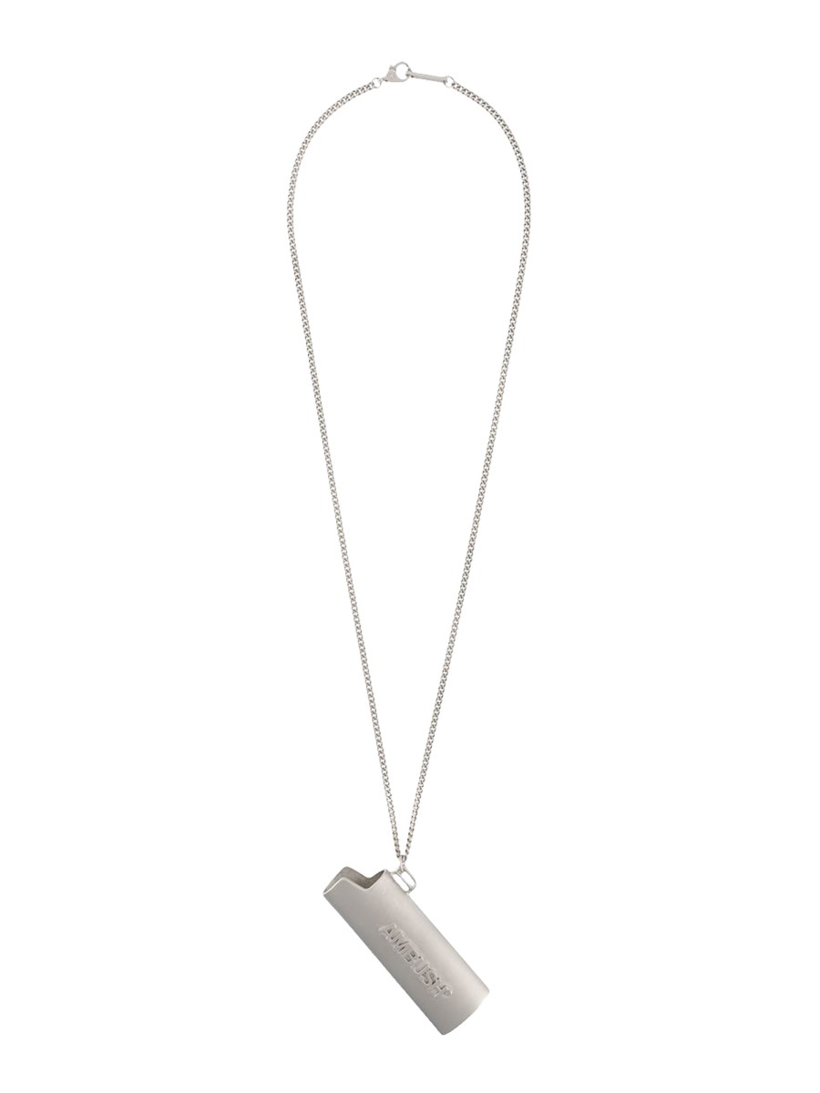 AMBUSH - LOGO NECKLACE WITH LIGHTER HOLDER - Eleonora Bonucci