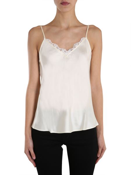 tory burch silk sleeveless top