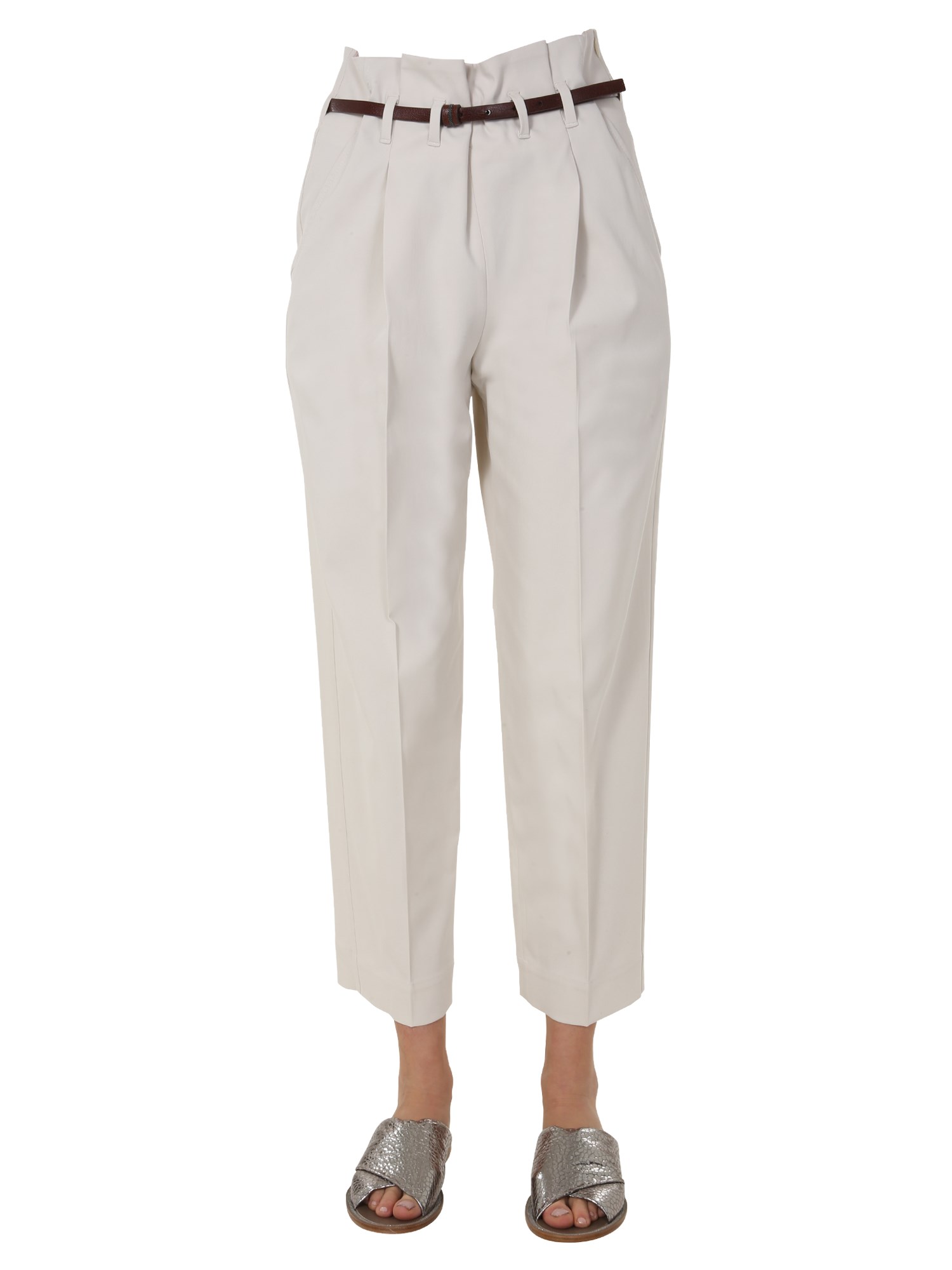 BRUNELLO CUCINELLI PANTS WITH PINCES,182310