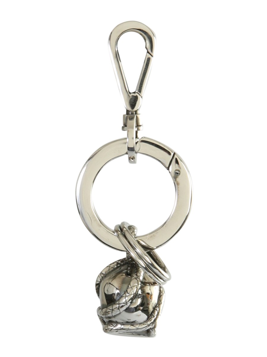 ALEXANDER McQUEEN SKULL AND SNAKE KEYCHAIN Eleonora Bonucci