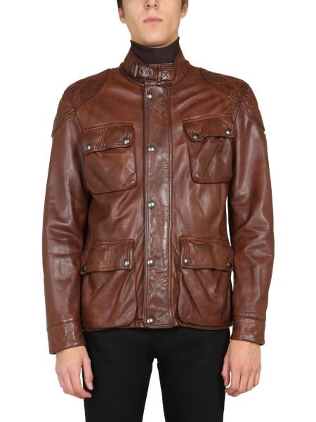 Belstaff Fieldbrook 2.0 Leather Jacket Men - Eleonora Bonucci