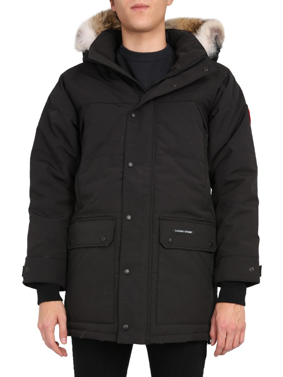 Canada goose emory down 2025 parka with fur-trim hood