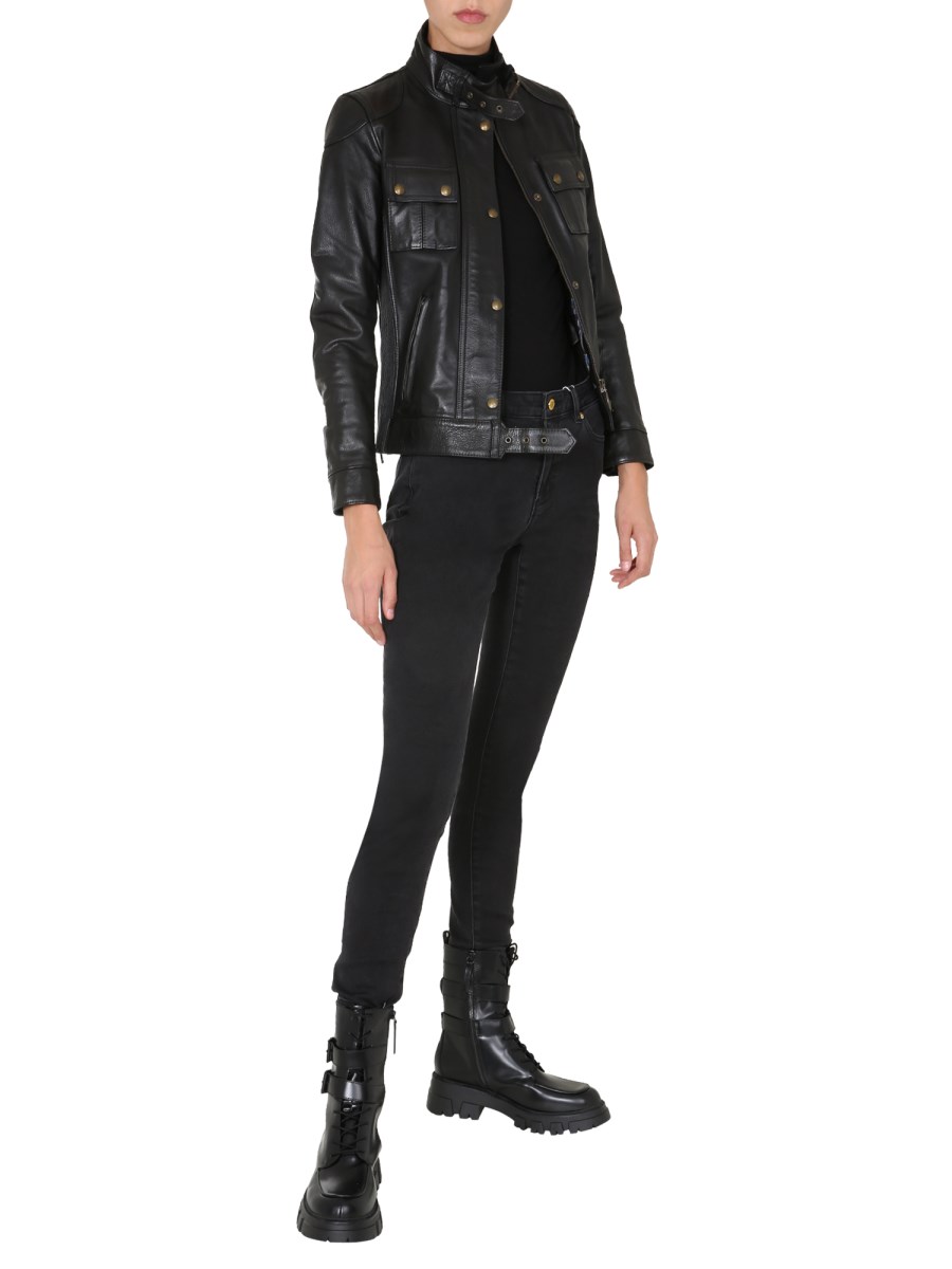 Belstaff Renegade Leather Biker Jacket - Black