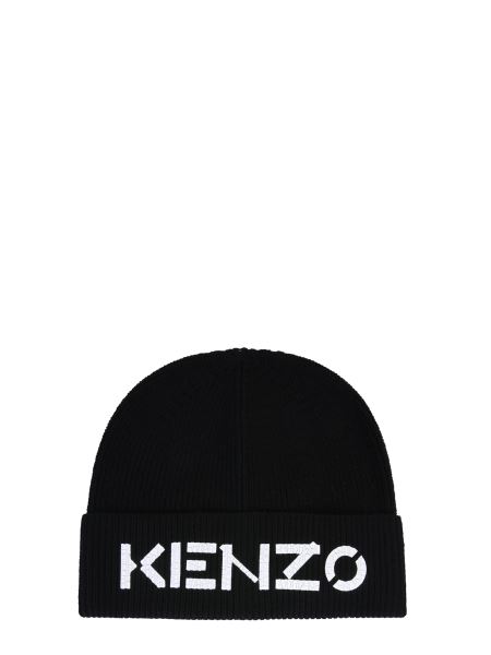 Kenzo Wool Hat With Logo Women 