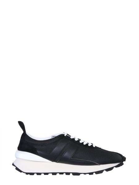 lanvin mesh bumper sneakers