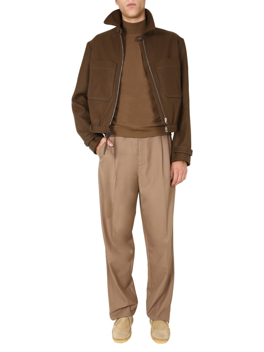 LEMAIRE - WOOL JACKET WITH ZIP - Eleonora Bonucci LEMAIRE - WOOL JACKET WITH ZIP - Eleonora Bonucci