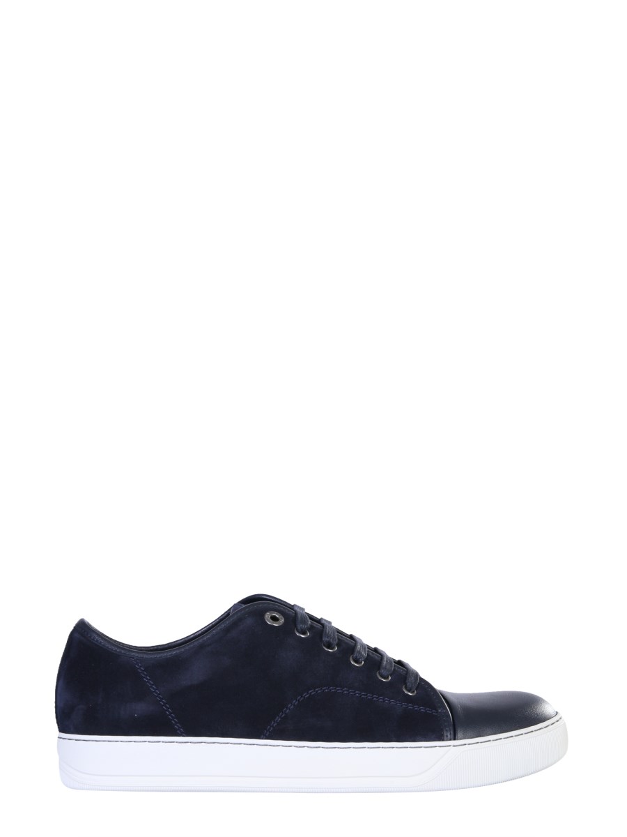 Lanvin black hot sale suede sneakers