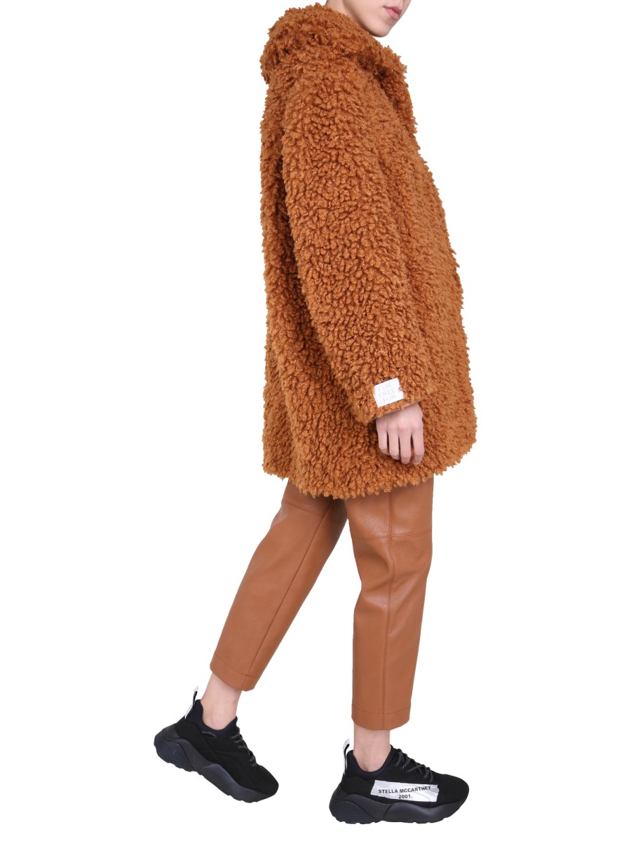 STELLA McCARTNEY - JOSEPHINE FAUX FUR COAT - Eleonora Bonucci