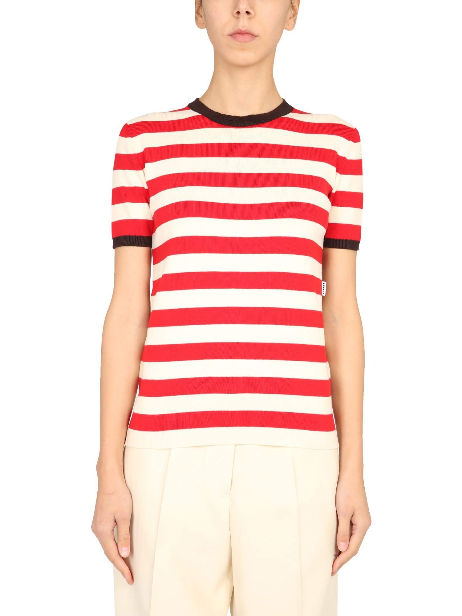 sunnei crew neck t-shirt