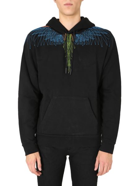 Marcelo Burlon Felpa con cappuccio CBBBB001F21FLE003
