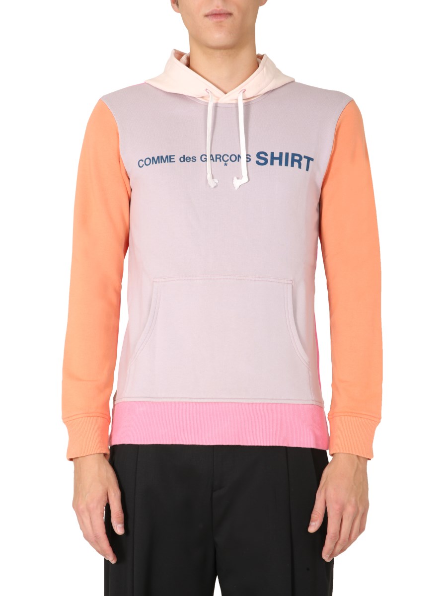 Pink comme des garcons hoodie sale