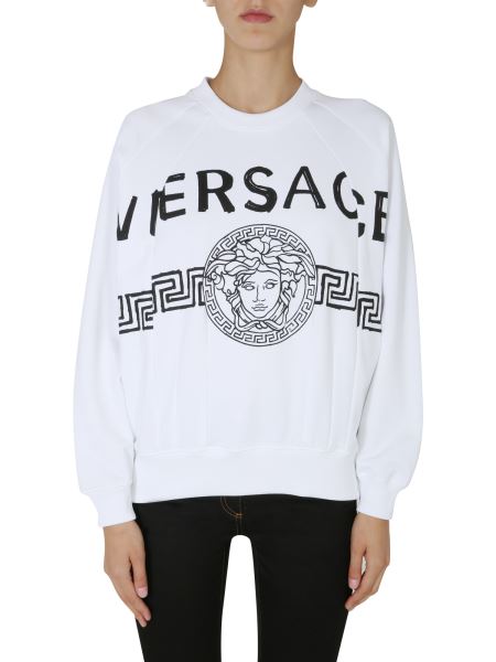 versace crew neck sweatshirt