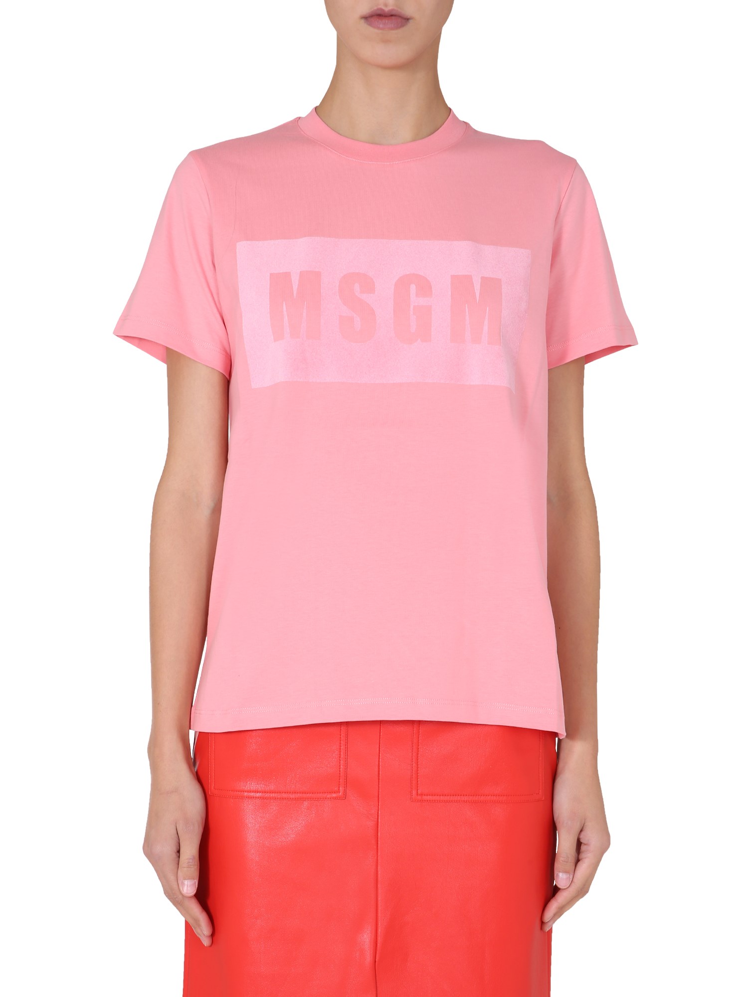 msgm crew neck t-shirt