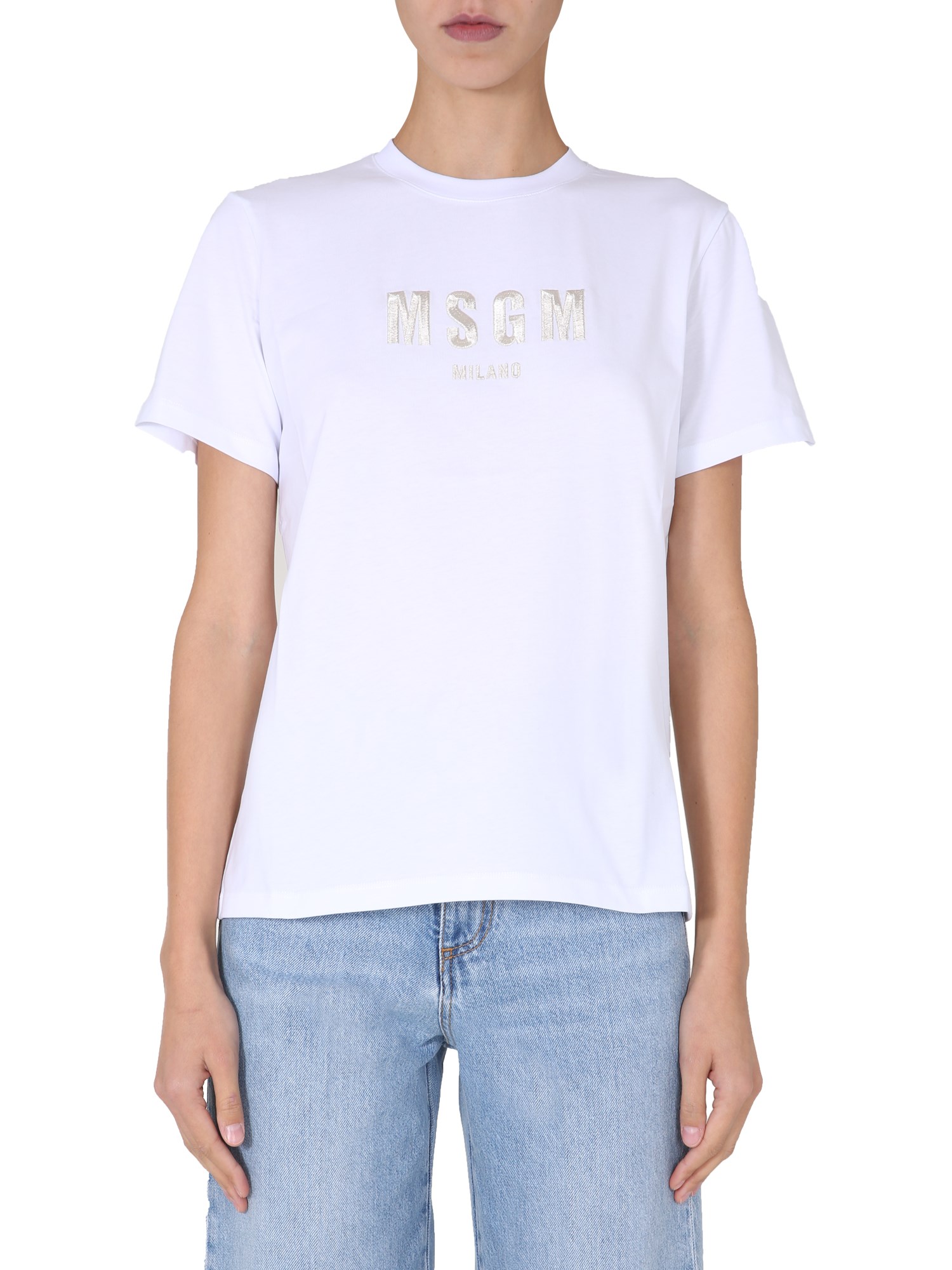 msgm crew neck t-shirt