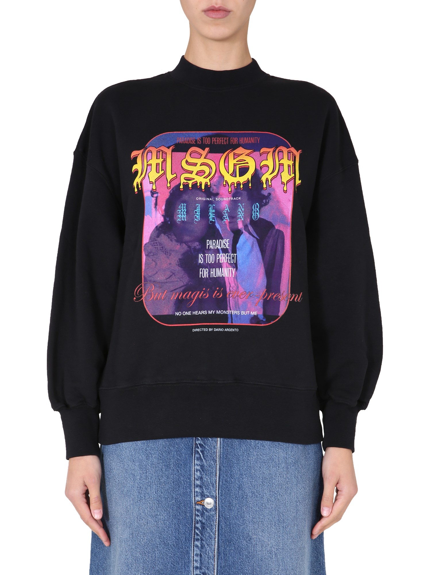 msgm paricollo sweatshirt