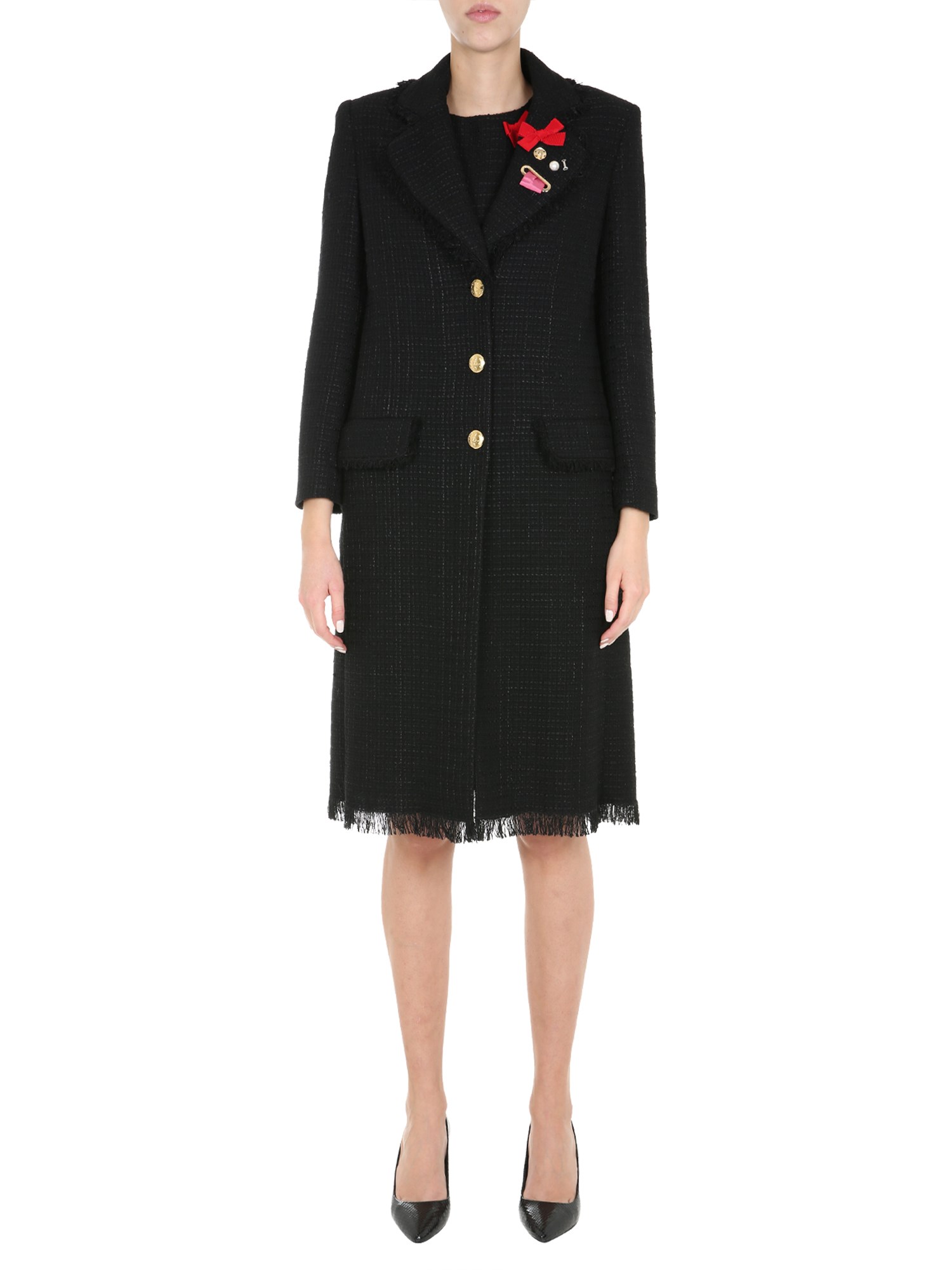 boutique moschino mat coat