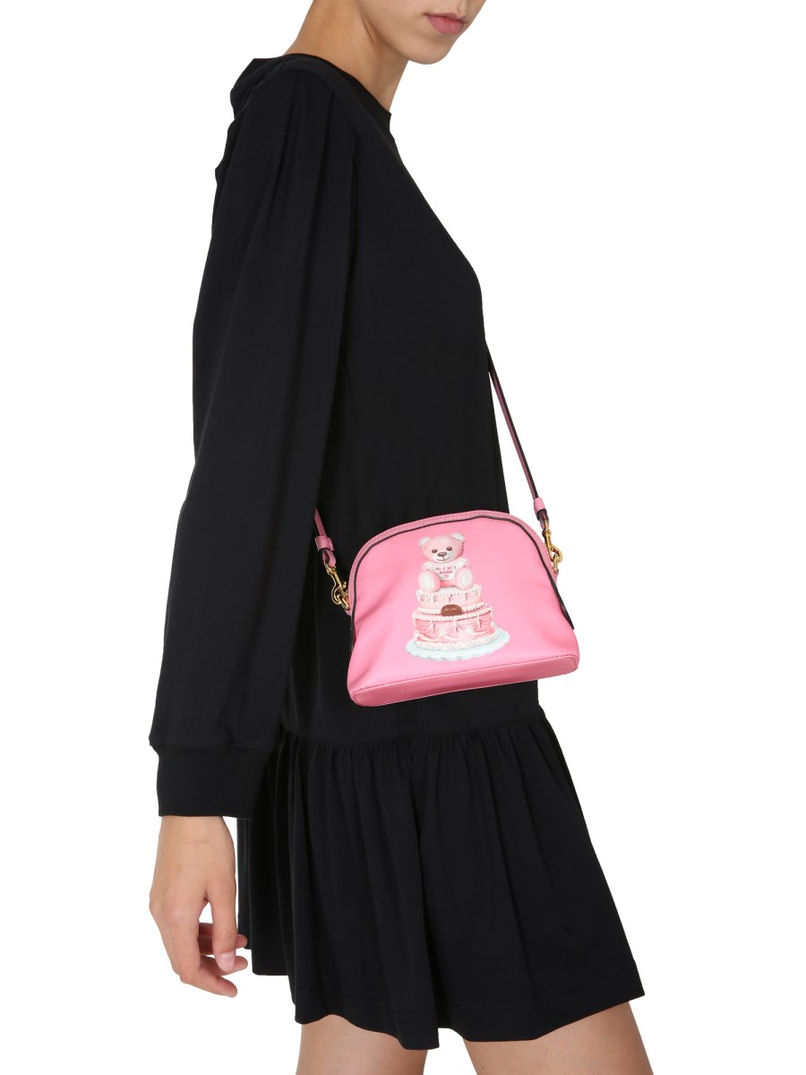 MOSCHINO - CAKE TEDDY BEAR NYLON SHOULDER BAG - Eleonora Bonucci