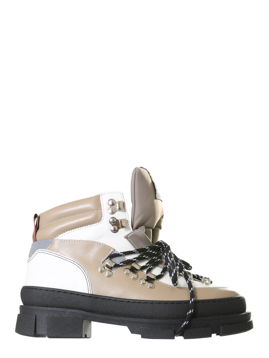 GANNI SPORTY HIKING LEATHER BOOTS Eleonora Bonucci