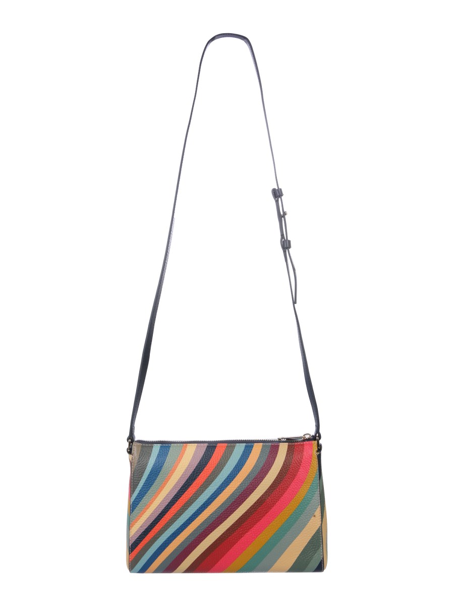 PAUL SMITH - SPRING SWIRL LEATHER SHOULDER BAG - Eleonora Bonucci