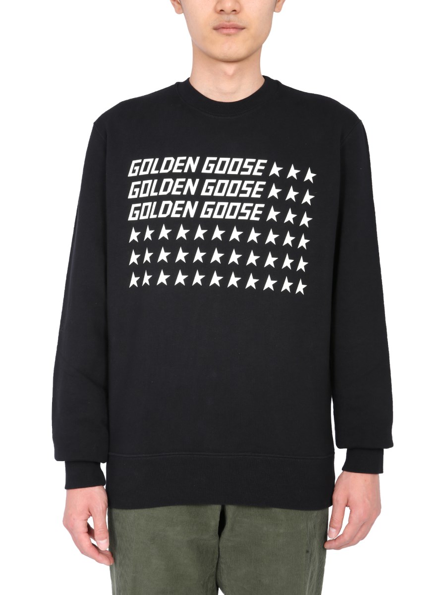 Felpa golden store goose uomo