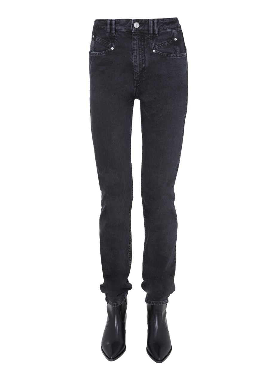 ISABEL MARANT JEANS NOMINIC SLIM FIT IN DENIM DI COTONE