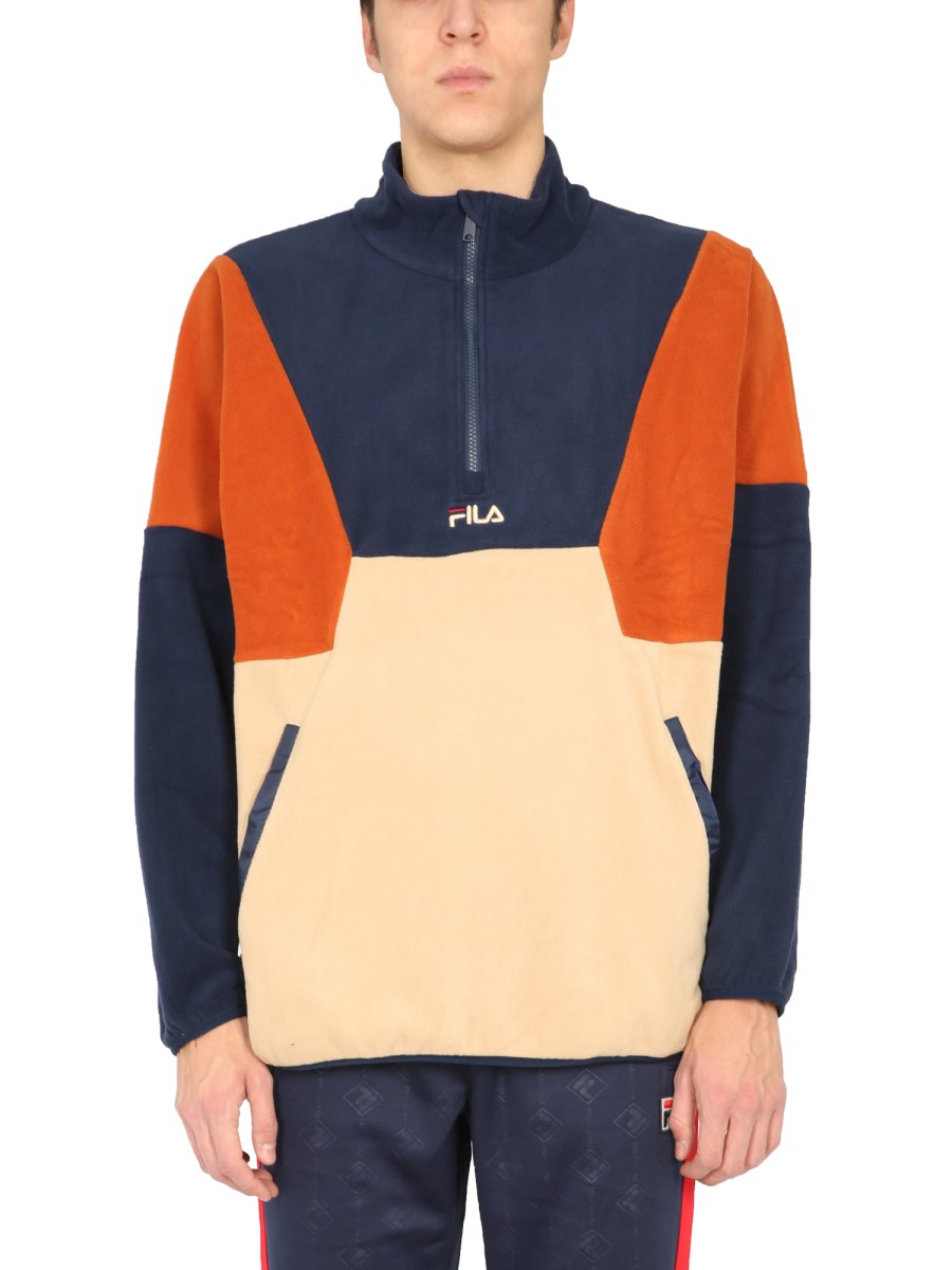 FILA COLOUR BLOCK FLEECE SWEATSHIRT Eleonora Bonucci