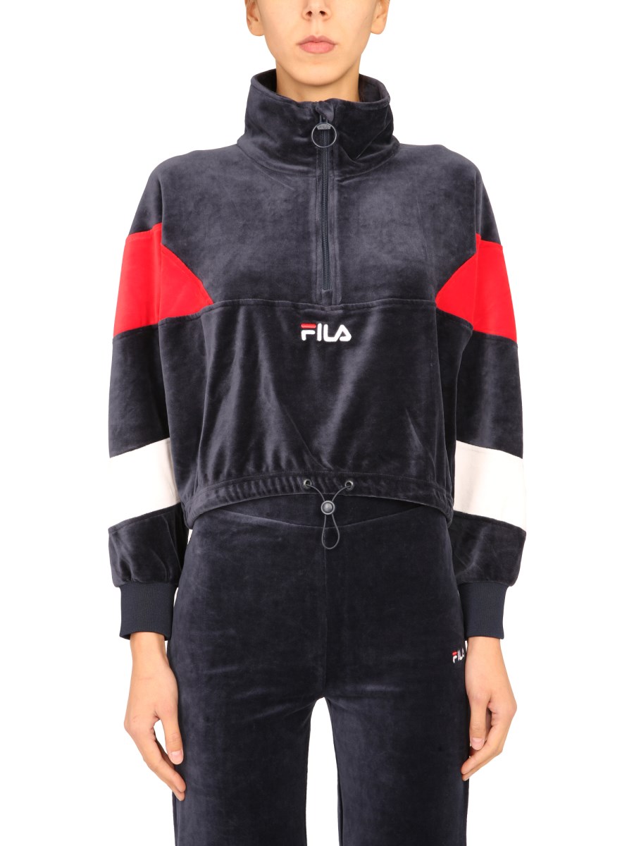 Fila deals velvet sweatshirt