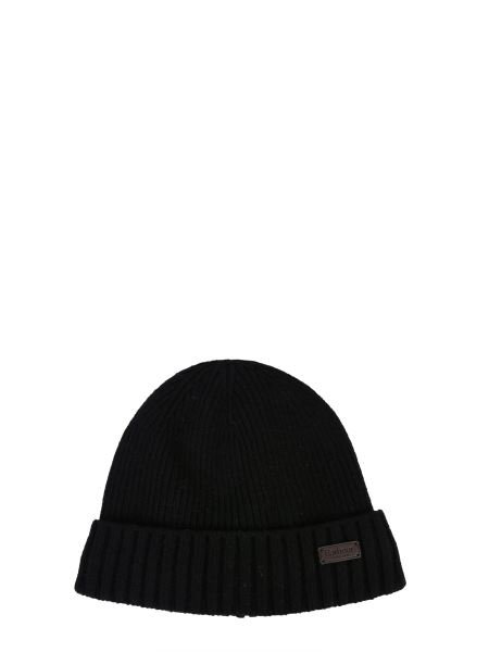 Barbour Beanie Wool Hat With Logo Men 