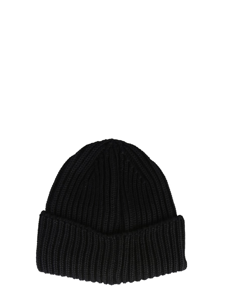 logo beanie man eclipse in wool - C.P. COMPANY - d — 2