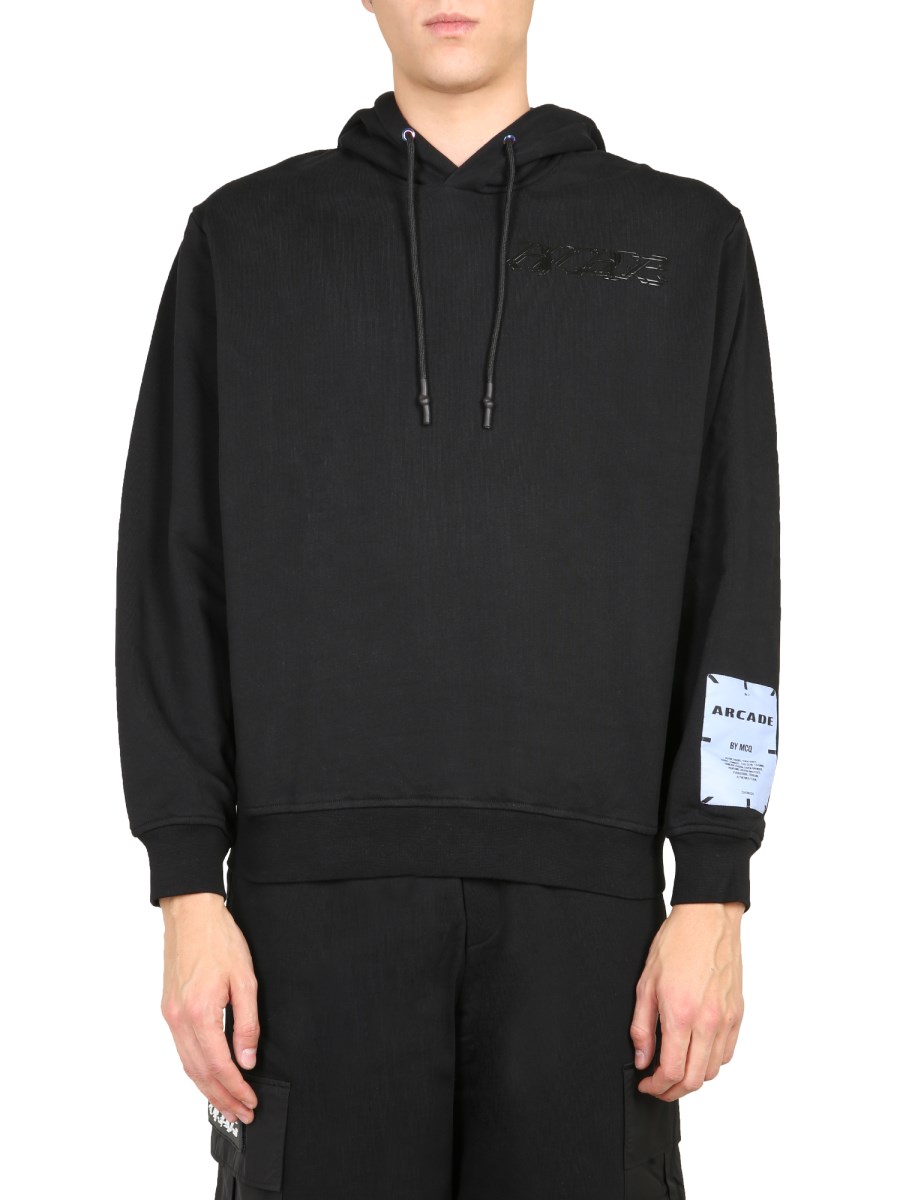パリコレクション RELAXED COTTON HOODED - MCQ SWEATSHIRT Bonucci Eleonora - トップス