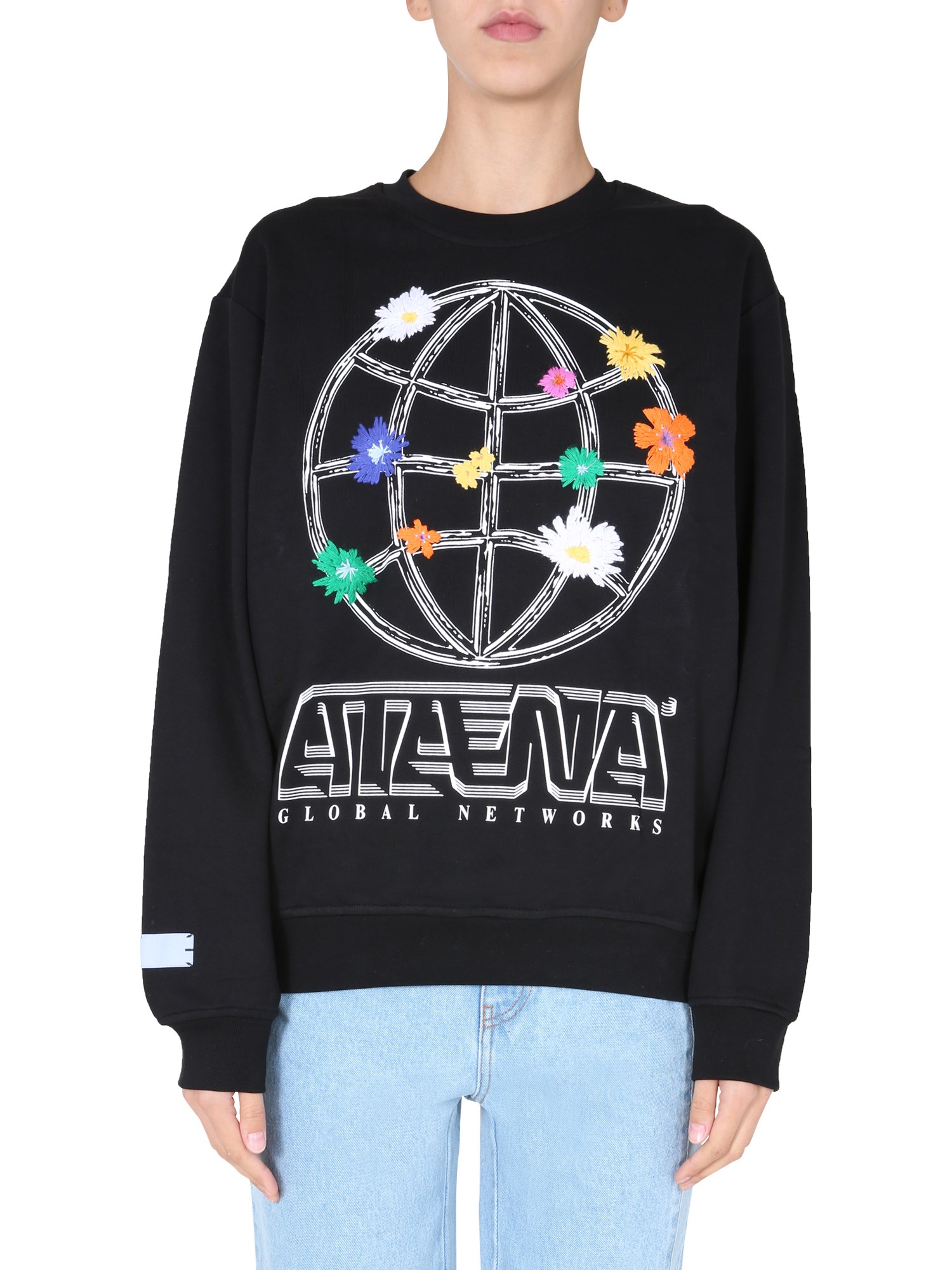 mcq relaxed fit sweatshirt