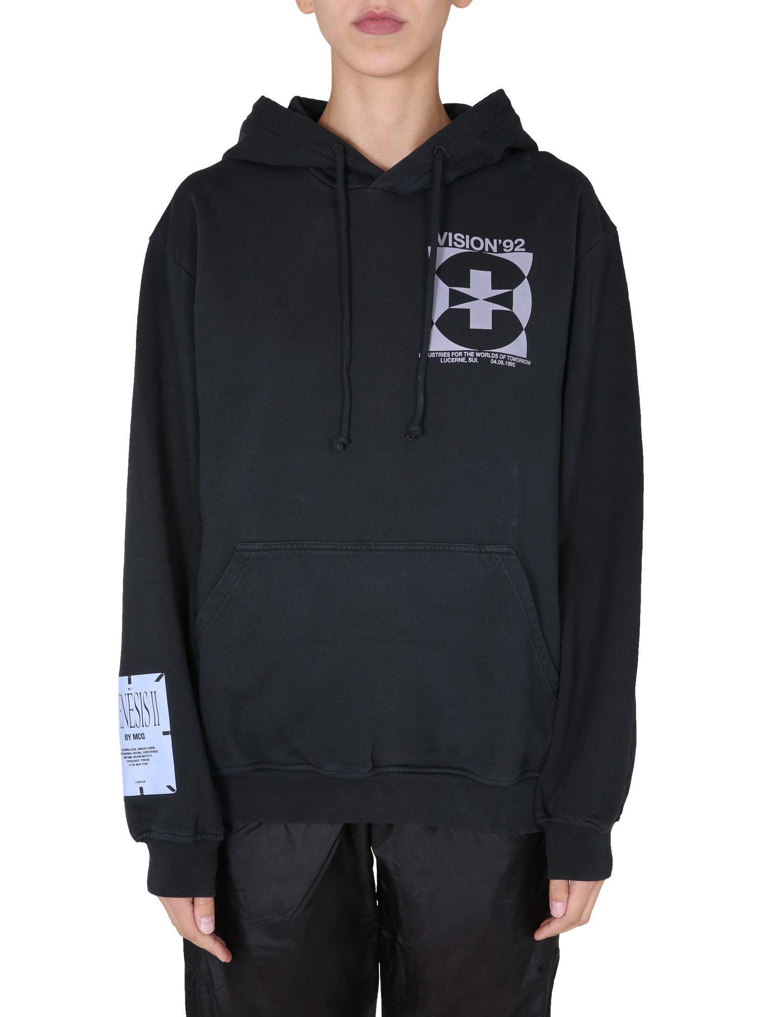 mcq relaxed fit sweatshirt
