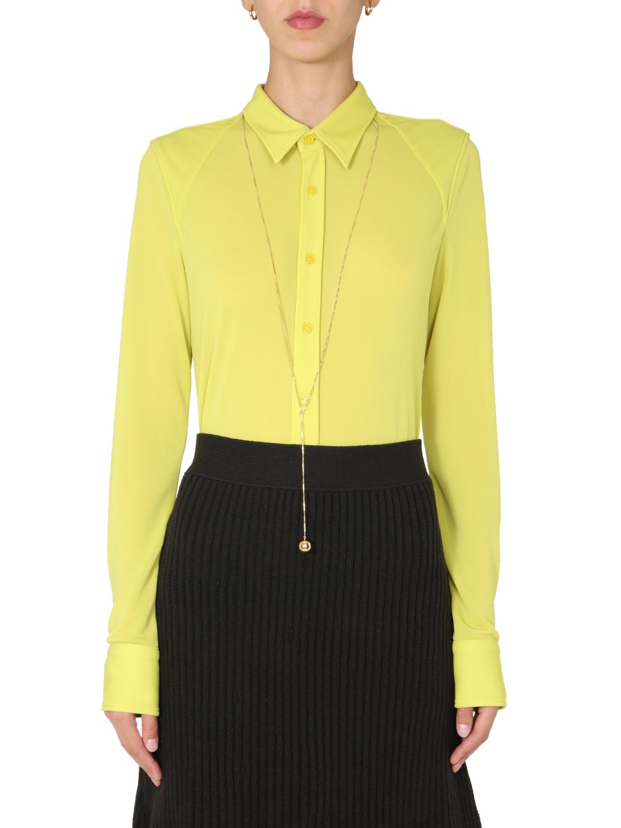 BOTTEGA VENETA - TECHNICAL JERSEY CREPE SHIRT - Eleonora Bonucci