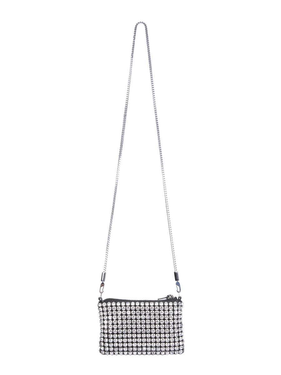 ALEXANDER WANG - NANO RYSTAL CRYSTALS BAG WITH CHAIN ALEXANDER WANG - NANO RYSTAL CRYSTALS BAG WITH CHAIN