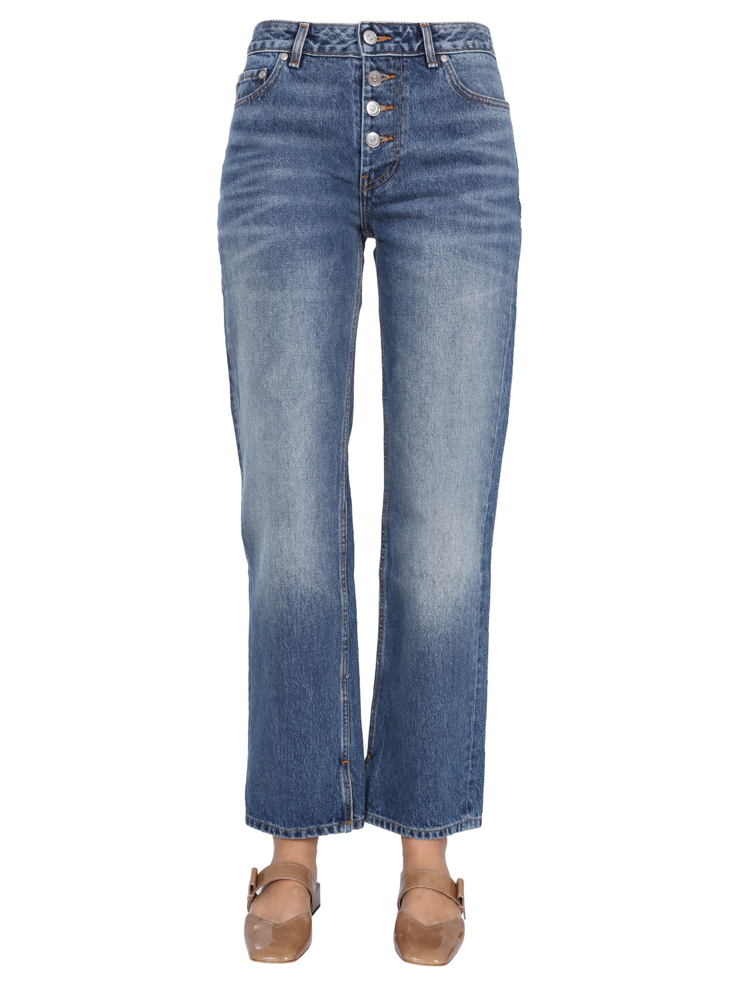 ganni relaxed fit jeans