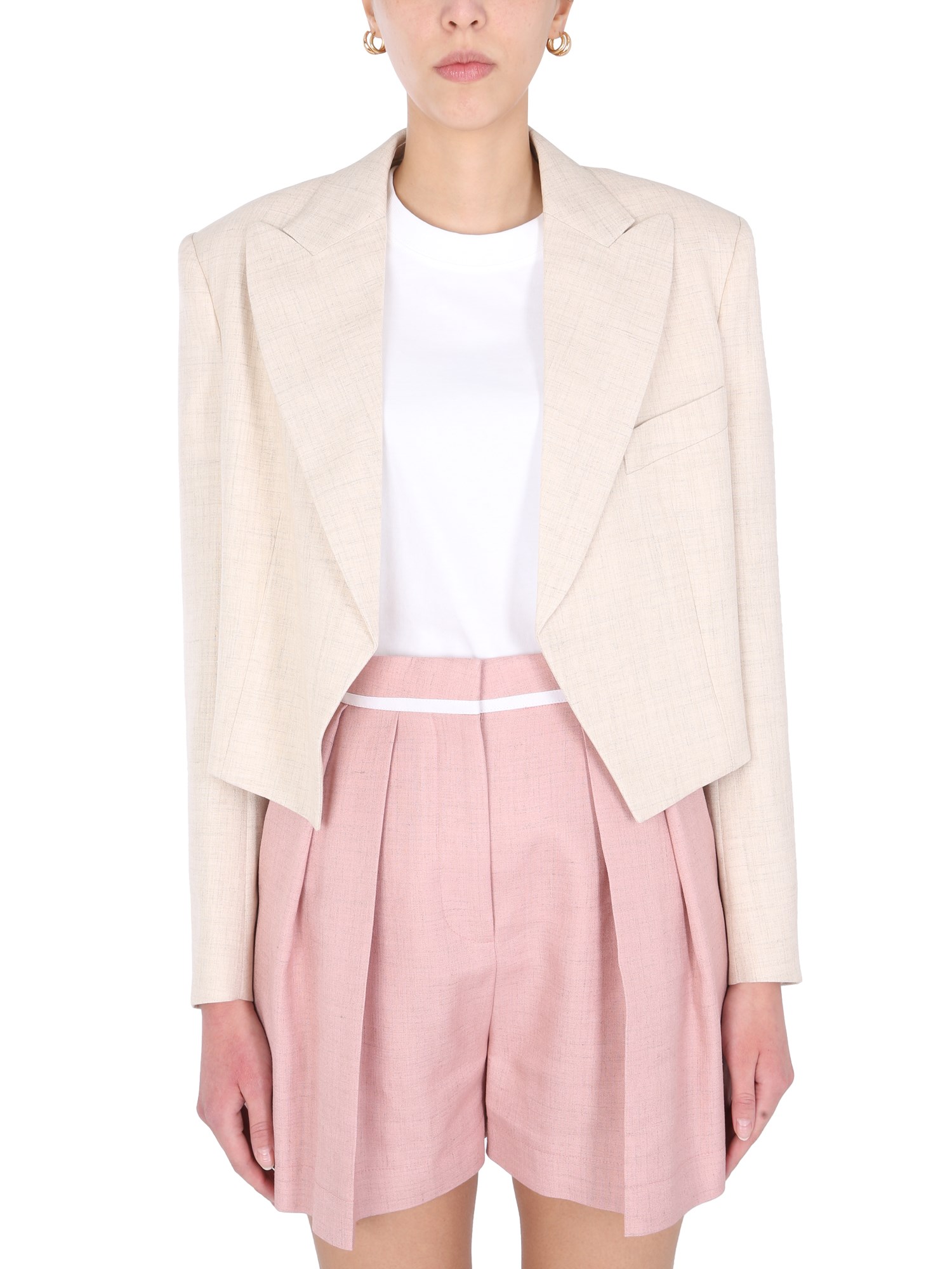 stella mccartney cropped jacket